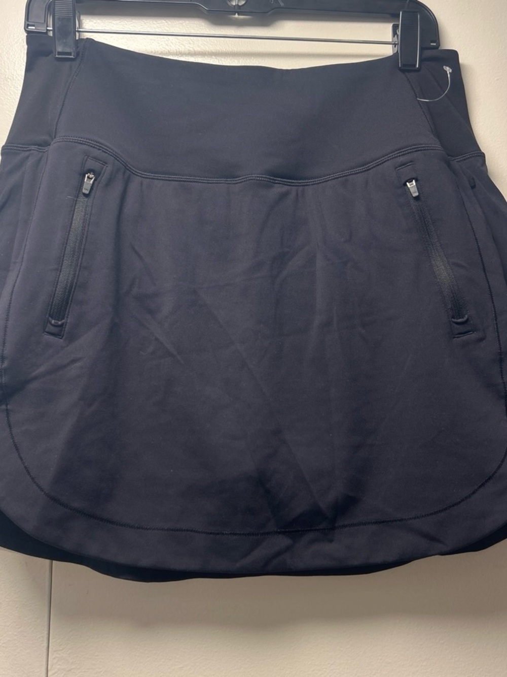 Athleta Black Active Skirt with Zip Pockets